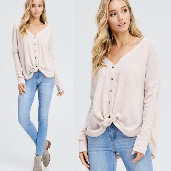 Aluna Levi Tops - ONE L left! Tie front top